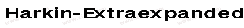 Harkin-Extraexpanded字体转换