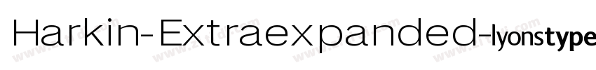 Harkin-Extraexpanded字体转换