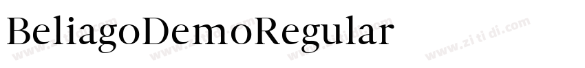 BeliagoDemoRegular字体转换 BeliagoDemoRegular字体转换