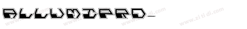 AllumiPro字体转换