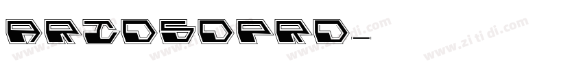 AriosoPro字体转换