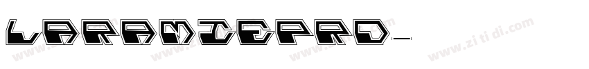 LaramiePro字体转换