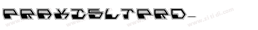PraxisLTPro字体转换