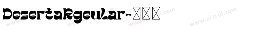 DesertaRgeular字体转换