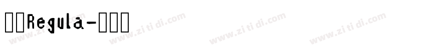 思源Regula字体转换
