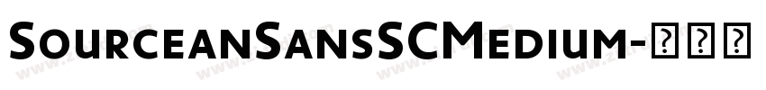 SourceanSansSCMedium字体转换