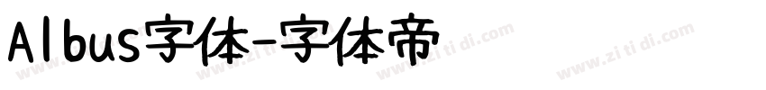 Albus字体字体转换