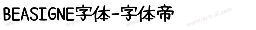 BEASIGNE字体字体转换