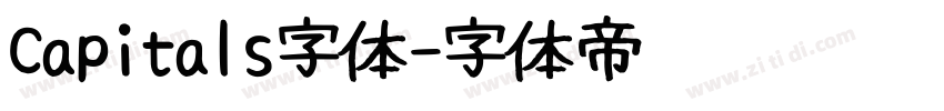 Capitals字体字体转换