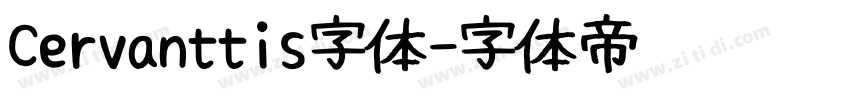 Cervanttis字体字体转换