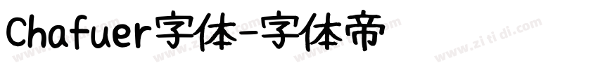 Chafuer字体字体转换