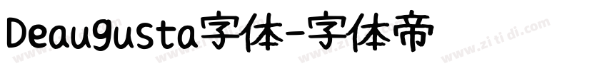 Deaugusta字体字体转换