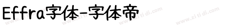 Effra字体字体转换