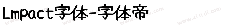 Lmpact字体字体转换