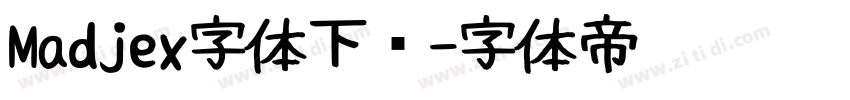 Madjex字体下载字体转换