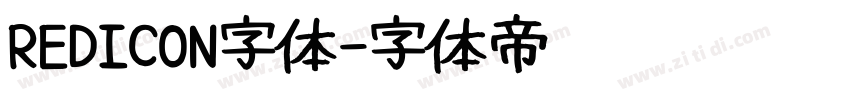 REDICON字体字体转换