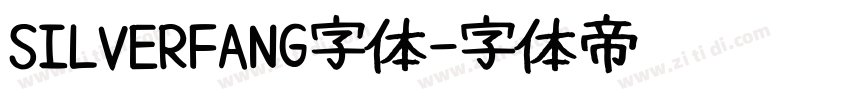 SILVERFANG字体字体转换