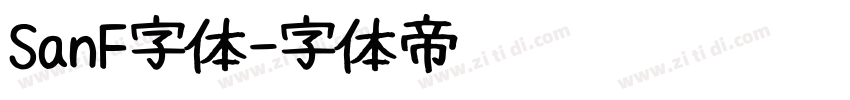 SanF字体字体转换