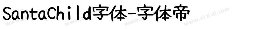 SantaChild字体字体转换