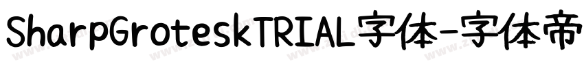 SharpGroteskTRIAL字体字体转换