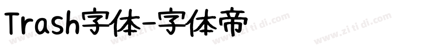 Trash字体字体转换