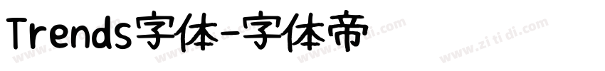 Trends字体字体转换