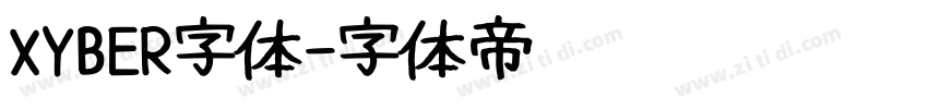 XYBER字体字体转换