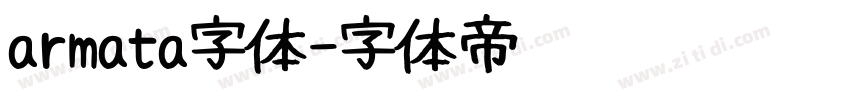 armata字体字体转换