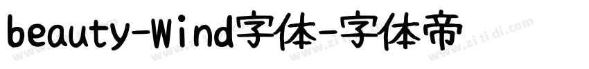 beauty-Wind字体字体转换