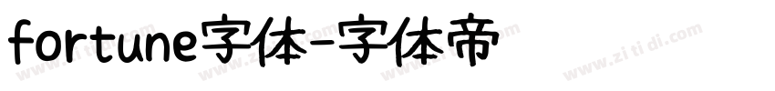 fortune字体字体转换