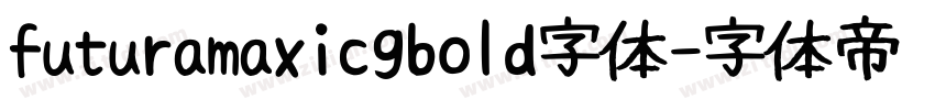 futuramaxicgbold字体字体转换