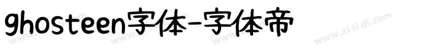 ghosteen字体字体转换