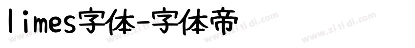 limes字体字体转换