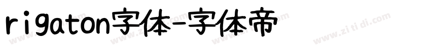 rigaton字体字体转换