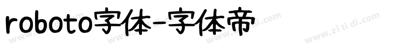 roboto字体字体转换