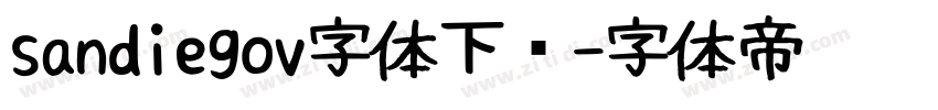 sandiegov字体下载字体转换