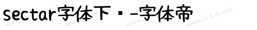 sectar字体下载字体转换