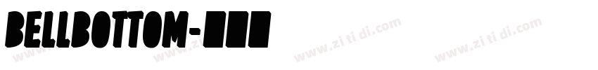 bellBottom字体转换