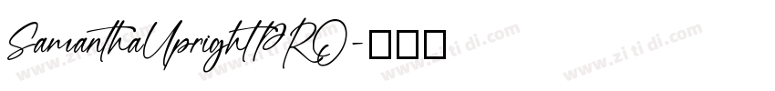 SamanthaUprightPRO字体转换