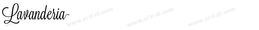 Lavanderia字体转换