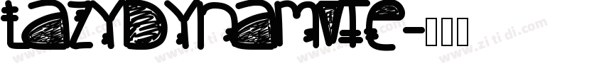 LazyDynamite字体转换