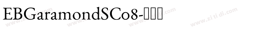 EBGaramondSC08字体转换