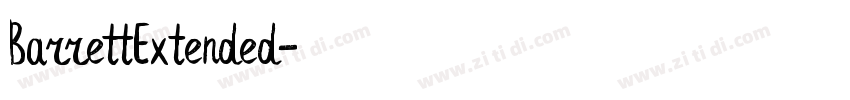 BarrettExtended字体转换