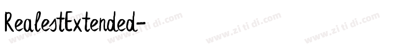 RealestExtended字体转换