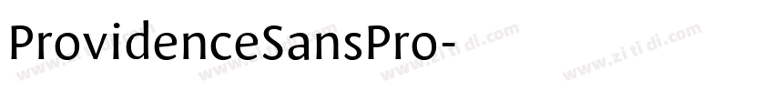 ProvidenceSansPro字体转换