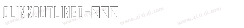 ClinkOutlined字体转换