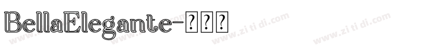 BellaElegante字体转换