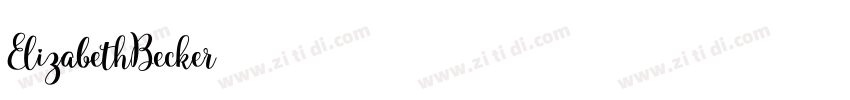 ElizabethBecker字体转换
