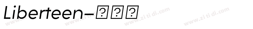 Liberteen字体转换