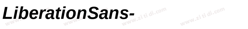 LiberationSans字体转换
